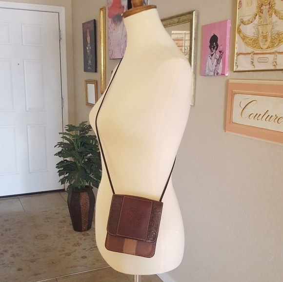 Artisan - Tooled Leather Crossbody - Picture 2 of 6